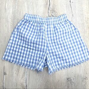 Seek The Label Australia Blue & White Plaid Shorts